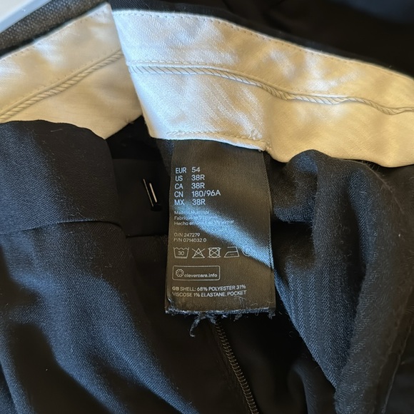 H&M Skinny Fit Men’s Dress Pants, Size 38R, Used - Picture 5 of 5